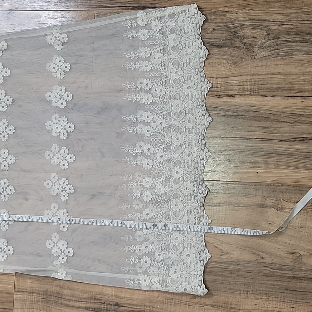 Chaser Floral Lace Ruffle Boho Maxi Dress - Picture 11 of 14